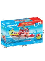 Набор Спасательный катер пожарной команды Playmobil 71598