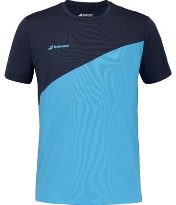 Мужская теннисная футболка Babolat Drive Crew Neck - небесный