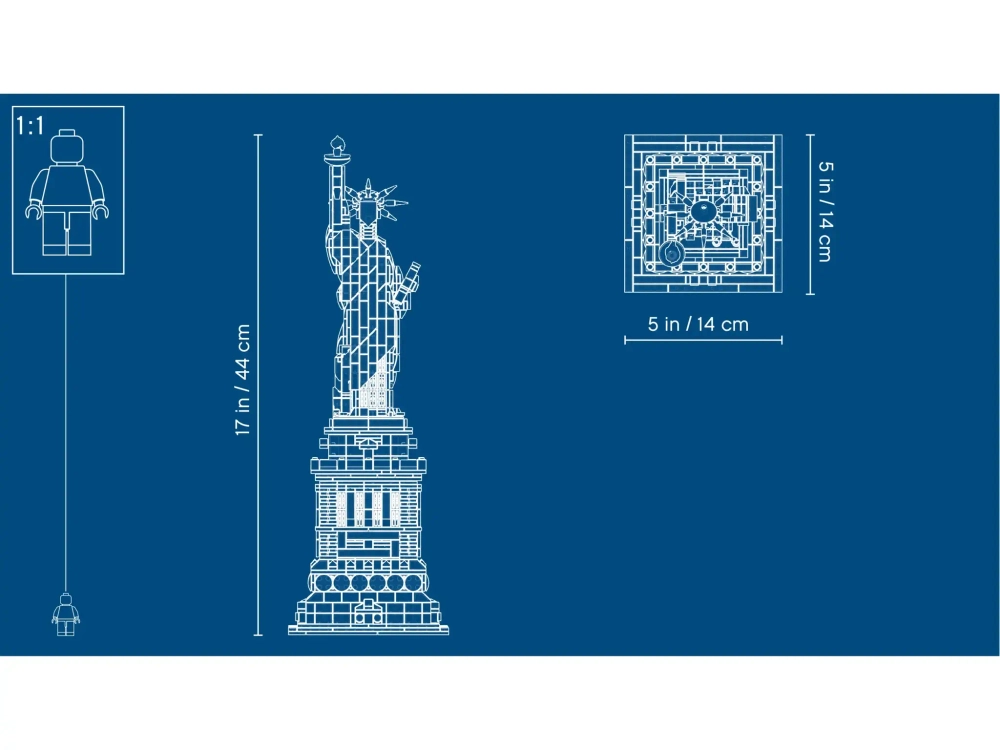 Конструктор LEGO Architecture 21042 Статуя Свободы
