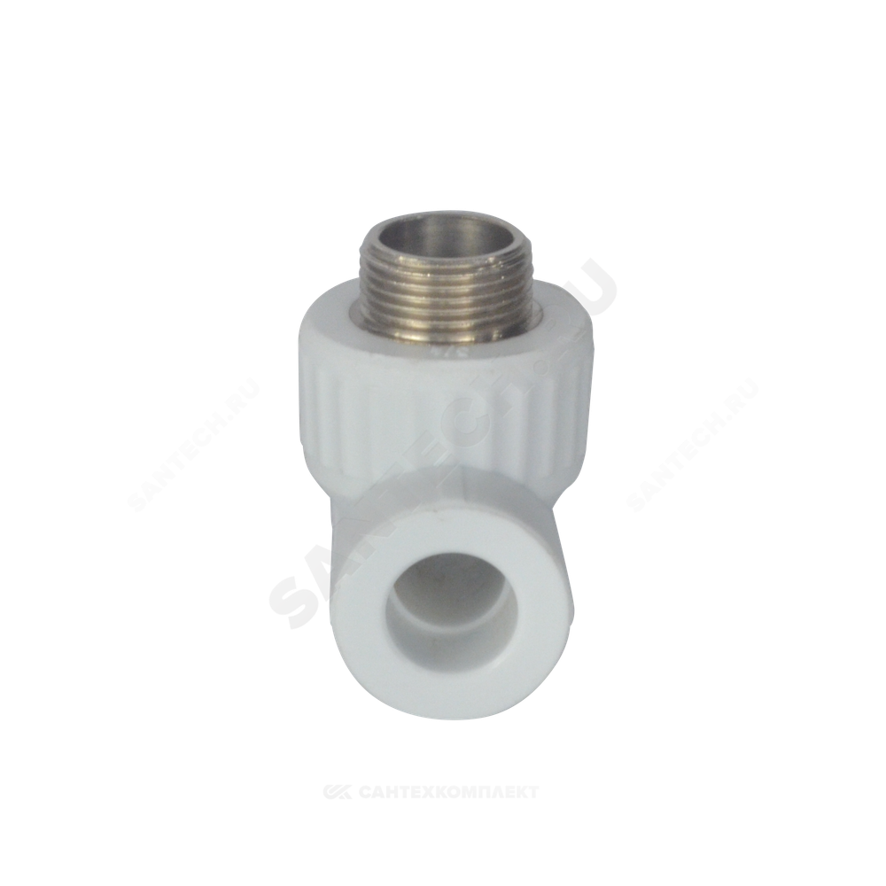 Тройник PP-R комбинированный белый Дн 25х1/2" НР VALFEX 10128125