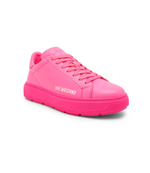 Кожаные кроссовки Love Moschino - фуксия(JA15304G1GID0)