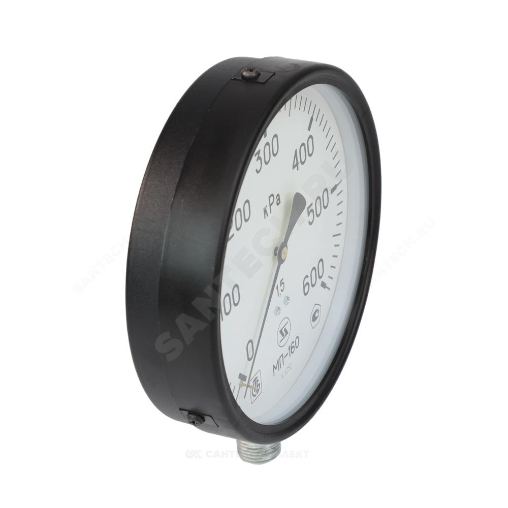 Манометр МП-160 радиальный Дк160мм 0-1,6 МПа кл.1,5 G1/2" ЗАВОД ТЕПЛОТЕХНИЧЕСКИХ ПРИБОРОВ