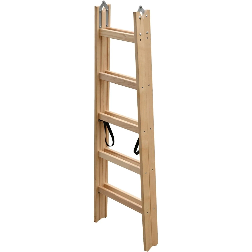 Стремянка деревянная двусторонняя Алюмет 2x5 ступеней (WD1205)