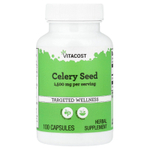 Vitacost, семена сельдерея, 100 капсул (500 мг в 1 капсуле)