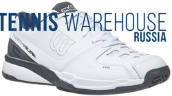 Мужские кроссовки теннисные Wilson Rush Comp LTR - белый