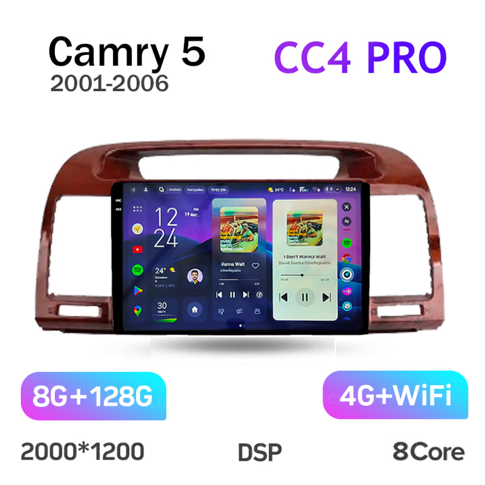 Teyes CC4 Pro 9" для Toyota Camry 5 2001-2006