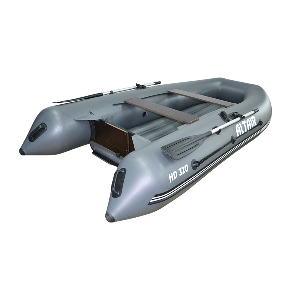Моторная надувная лодка Альтаир HD 320 (килевое НДНД, "Морской дротик" ) серый