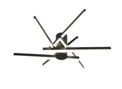 Люстра потолочная светодиодная Rilon 2903/610 BLACK, 54 Вт, чёрная