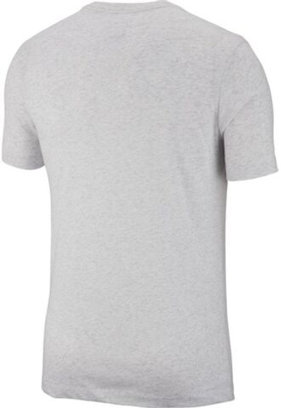 Мужская теннисная футболка Nike Solid Dri-Fit Crew - birch heather/black