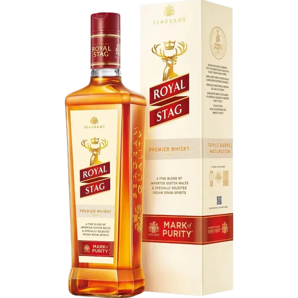 Виски Royal Stag Deluxe 1 л. В подарочной коробке