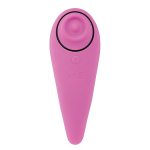 Розовый клиторальный вибромассажер 14см Feelz Toys Femme Gasm