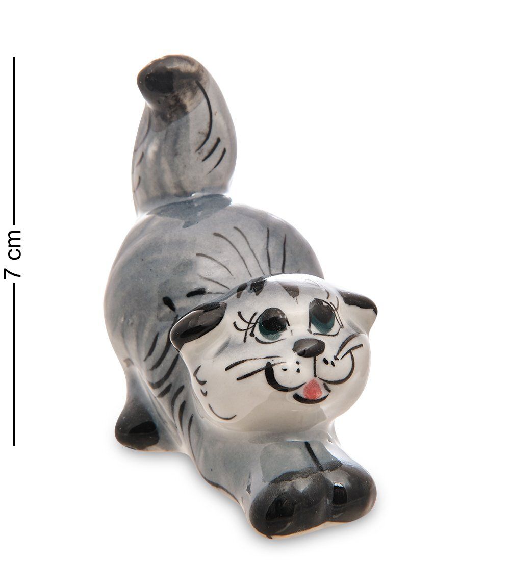 ГЛ- 048 Фигурка «Кошечка» (Гжельский фарфор)