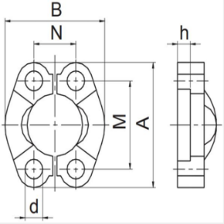 Комплект скоб AFS303B 1 (2 шт.)
