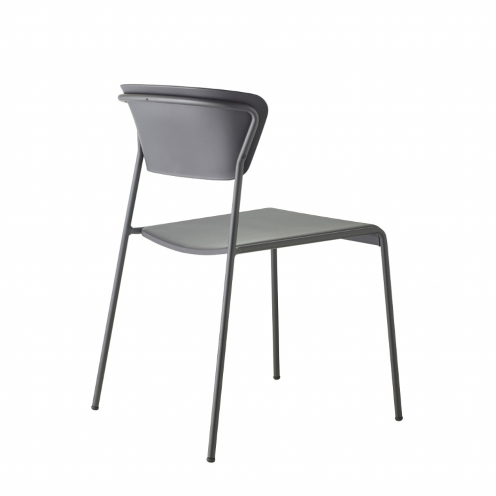 Стул пластиковый Scab Design Lisa Technopolymer Go Green, антрацит