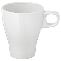 IKEA FÄRGRIK  (ИКЕА ФЭРГРИК)  -  Кружка - каменная керамика белая 25 cl