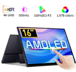 16" Портативный сенсорный монитор VCHANCE 4K OLED 3840x2400, 60 Гц
