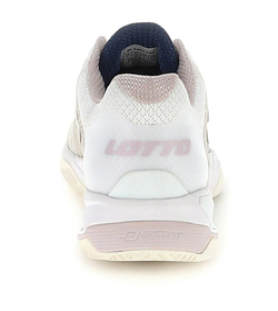 Женские теннисные кроссовки Lotto Mirage 100 II Clay - all white/warm taupe