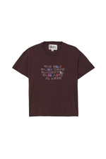 УКОРОЧЕННАЯ ФУТБОЛКА С НАДПИСЬЮ AMOR — ZARA