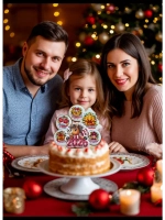 Новогодние имбирные пряники на торт