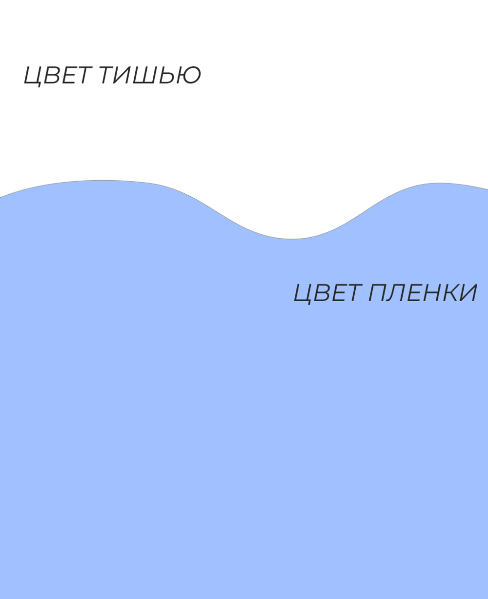 Быстросборная упаковка в пленке. Форма №6 - круглый букет. Цвет: ГОЛУБОЙ; тишью: БЕЛЫЙ
