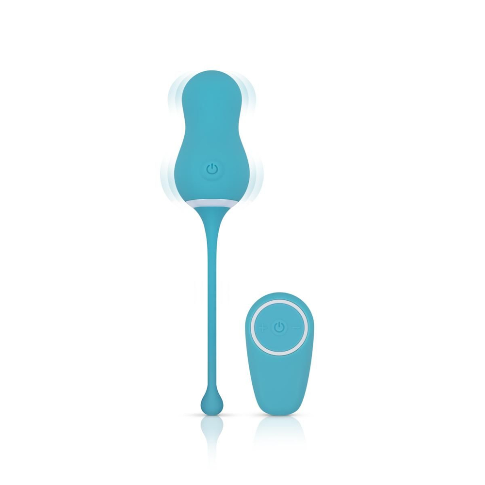 Вагинальный тренажер с дистанционным управлением Cala Azul Elena Vibrating Egg