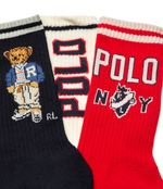 Носки 3 пары POLO RALPH LAUREN - темно-синий(455955253)