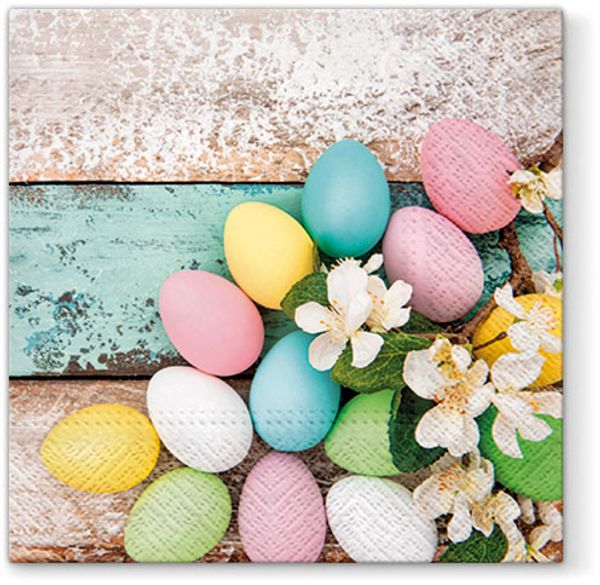 Салфетки 3-слойные для декупажа Sagen Vintage Design Lunch PAW Decor Collection Светлая Пасха