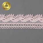 Кружево гипюр (плетёное) 40 мм / 9 метров, цв.6 бл.розовый, Kruzhevo
