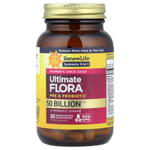 Renew Life, Ultimate Flora™, пробиотик, 50 млрд КОЕ, 30 веганских капсул с отсроченным высвобождением