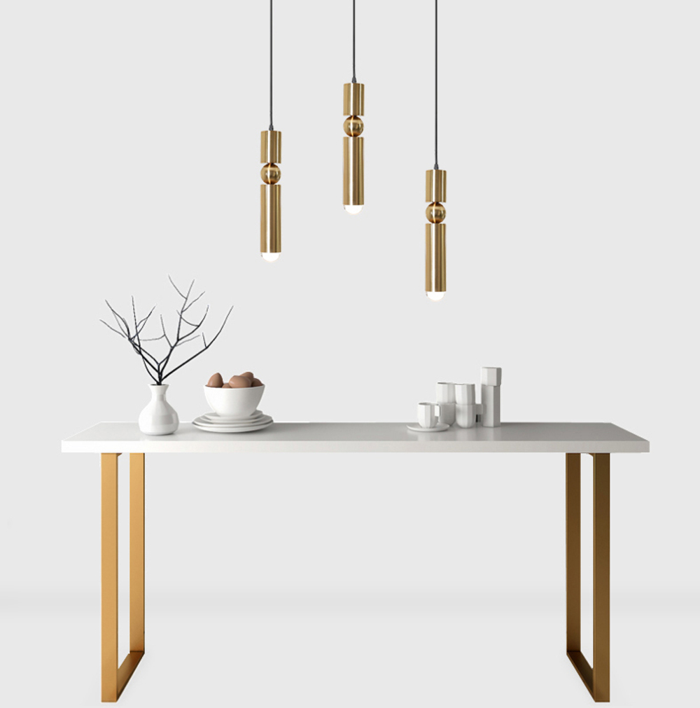 Подвесной дизайнерский светильник  Fulcrum от Lee Broom (золотой)