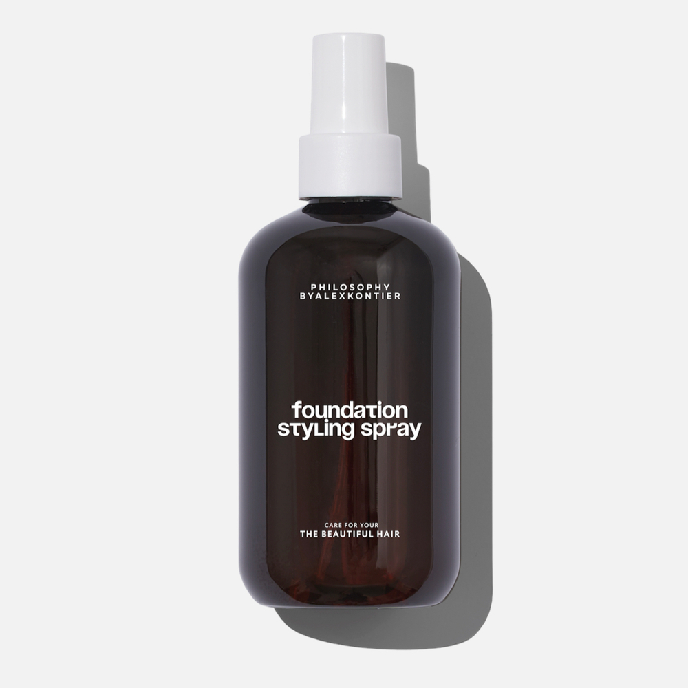 PHILOSOPHY BY ALEX KONTIER  FOUNDATION STYLING SPRAY  Спрей-основа для быстрой укладки на брашинг средней фиксации