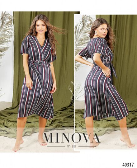 Платье 2020-синий Minova Фото 1