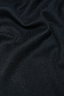 Massimo Dutti Трикотажный шарф с бахромой из 100% кашемира, черный