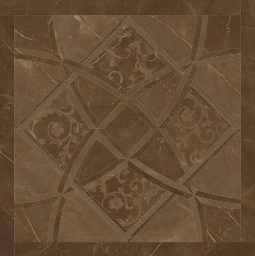 Декор Versace 262533 Fondo Intarsio Pulpis Marrone 78х78