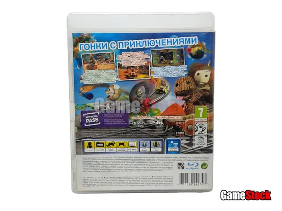 PS3 LittleBigPlanet Картинг (Karting) (поддержка PS Move) (Б/У, Полностью на русском языке, BCES-01422)