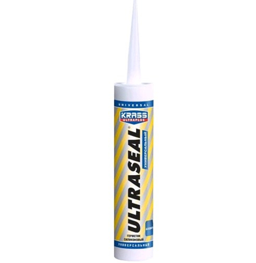 Герметик силикон. KRASS ULTRASEAL универ. бесцвет. 260мл   *  новый штрих-код