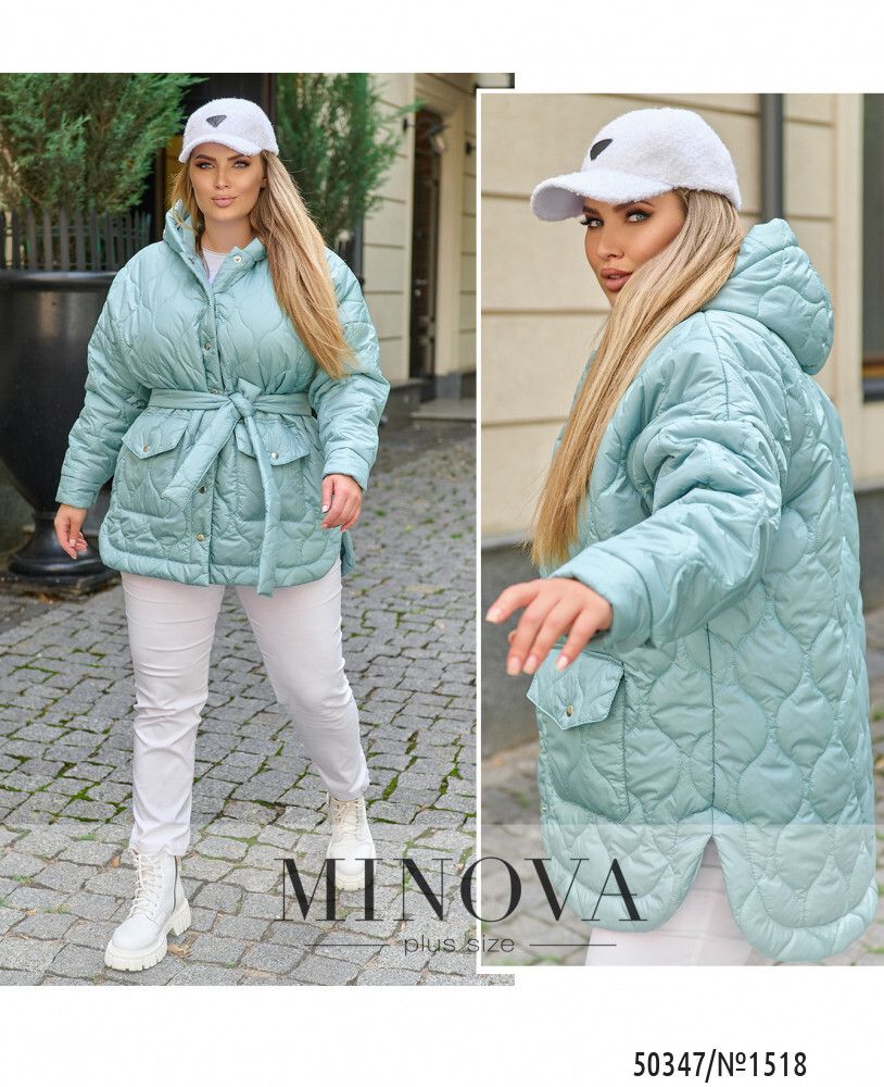 Куртка 1518-Оливка Minova Куртка 1518-Оливка Minova