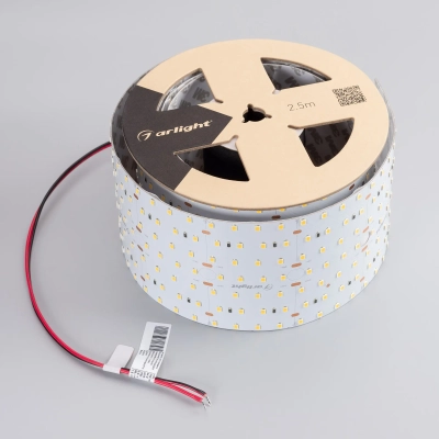 Лента S2-2500 24V Warm 2700K 85mm (2835, 560 LED/m, LUX) (Arlight, 40 Вт/м, IP20)