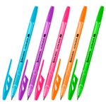 Ручка шариковая BRAUBERG "ULTRA NEON", СИНЯЯ, узел 0,7 мм, чернила ГЕРМАНИЯ, наконечник ШВЕЙЦАРИЯ, 143566