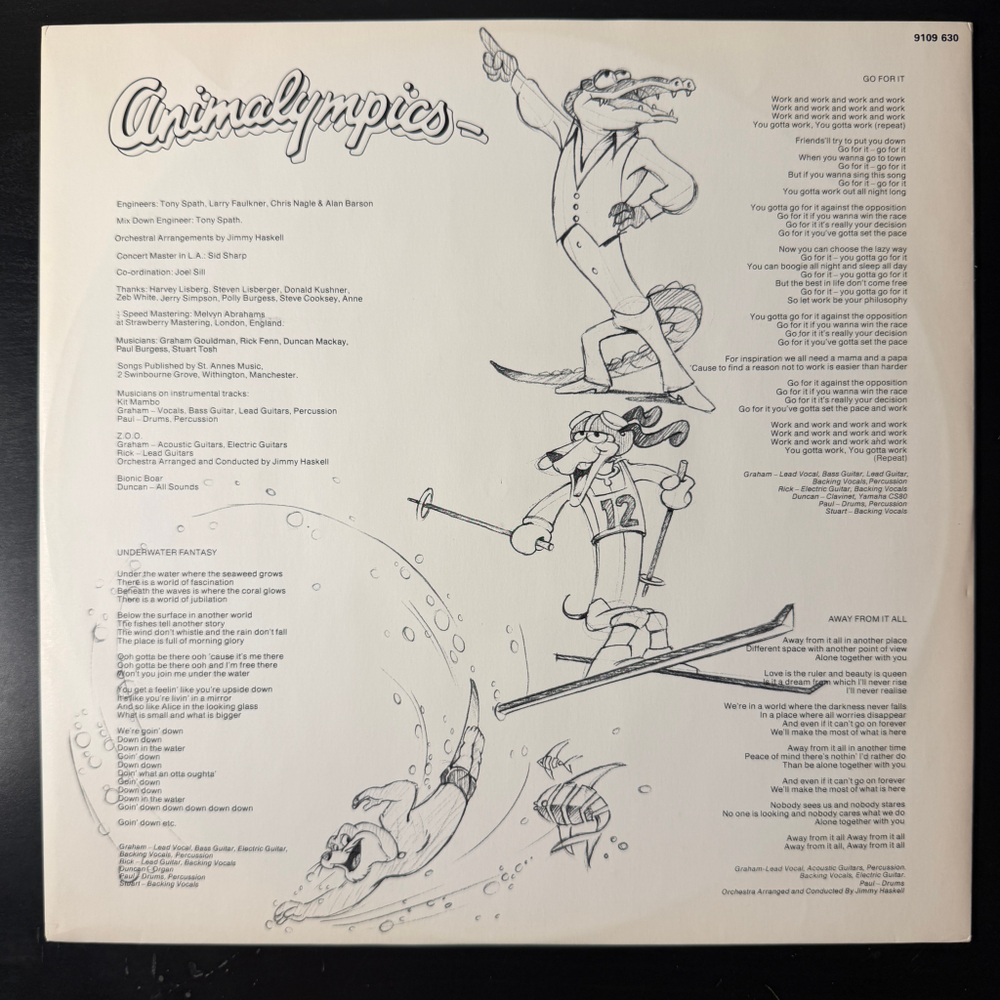 Graham Gouldman ‎– Animalympics (Англия 1980г.)