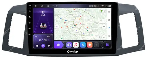 Магнитола для Jeep Grand Cherokee 2004-2007 - Kuberg SF-9253 IPS, Android 10, 4G SIM-слот