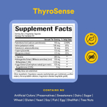 Natural Factors, WomenSense, ThyroSense, добавка для щитовидной железы, 60 вегетарианских капсул