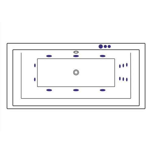 Акриловая ванна Excellent Crown Grand Smart 190x90 WAEX.CRG19.SMART