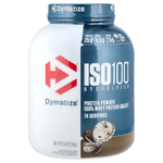 Dymatize, ISO100®, гидролизованный, 100% изолят сывороточного протеина, печенье и сливки, 2,3 кг (5 фунтов)
