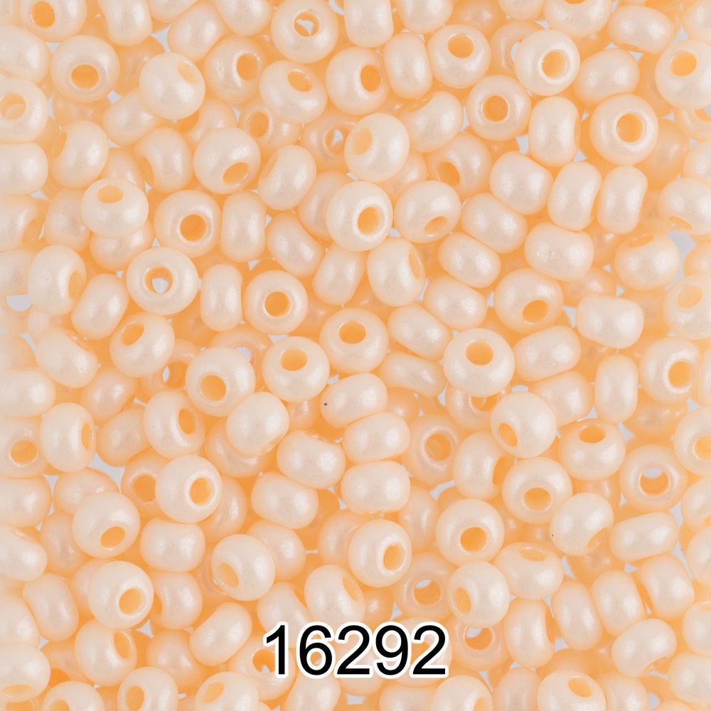 Бисер Preciosa 10/0 (2.3 мм), 500 г, 16292 (Ф304) св.оранжевый