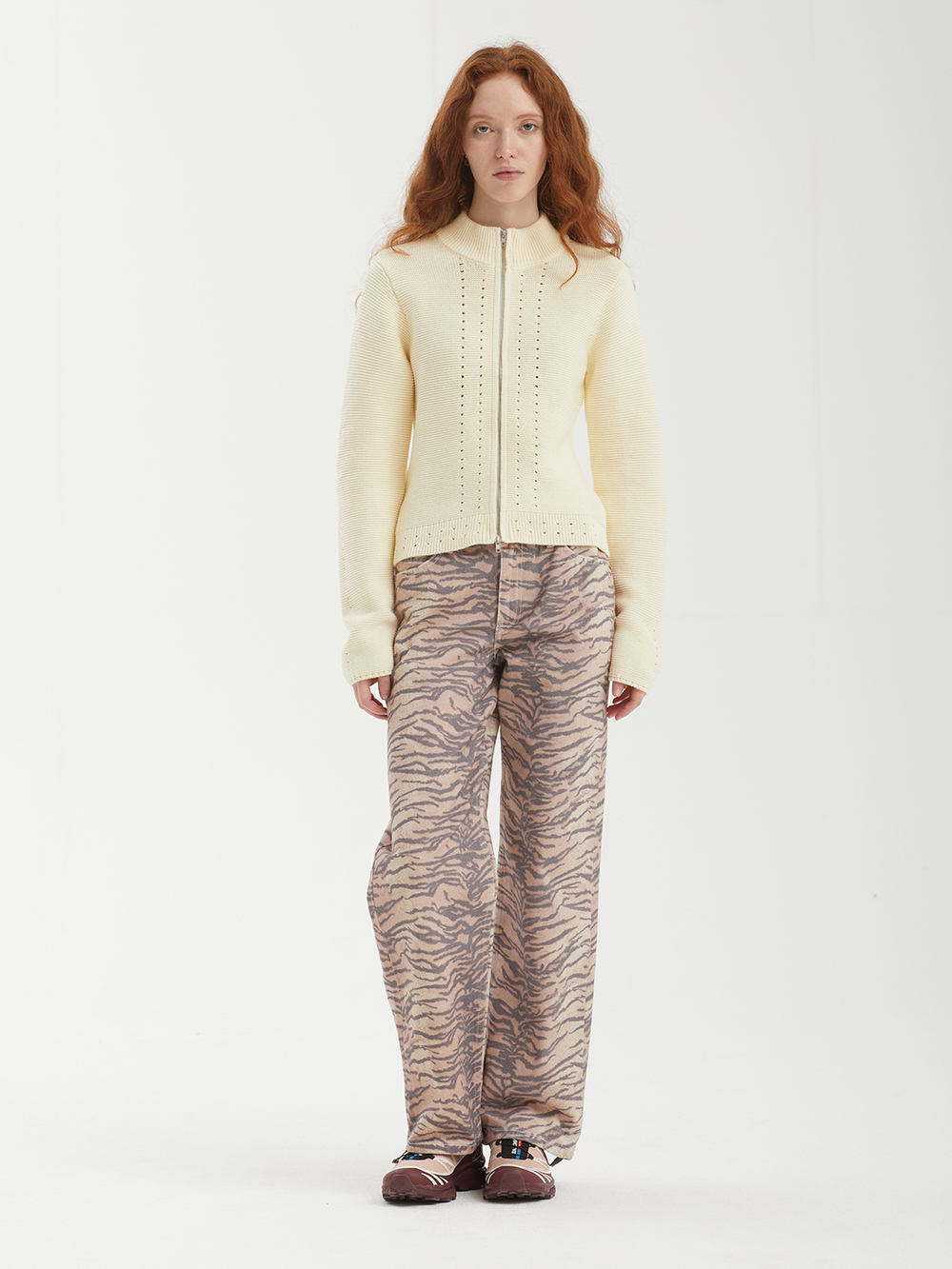 Женский Свитер Meredith Mock Zip