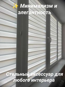 Рулонные шторы День-Ночь 56.2×118.5 см