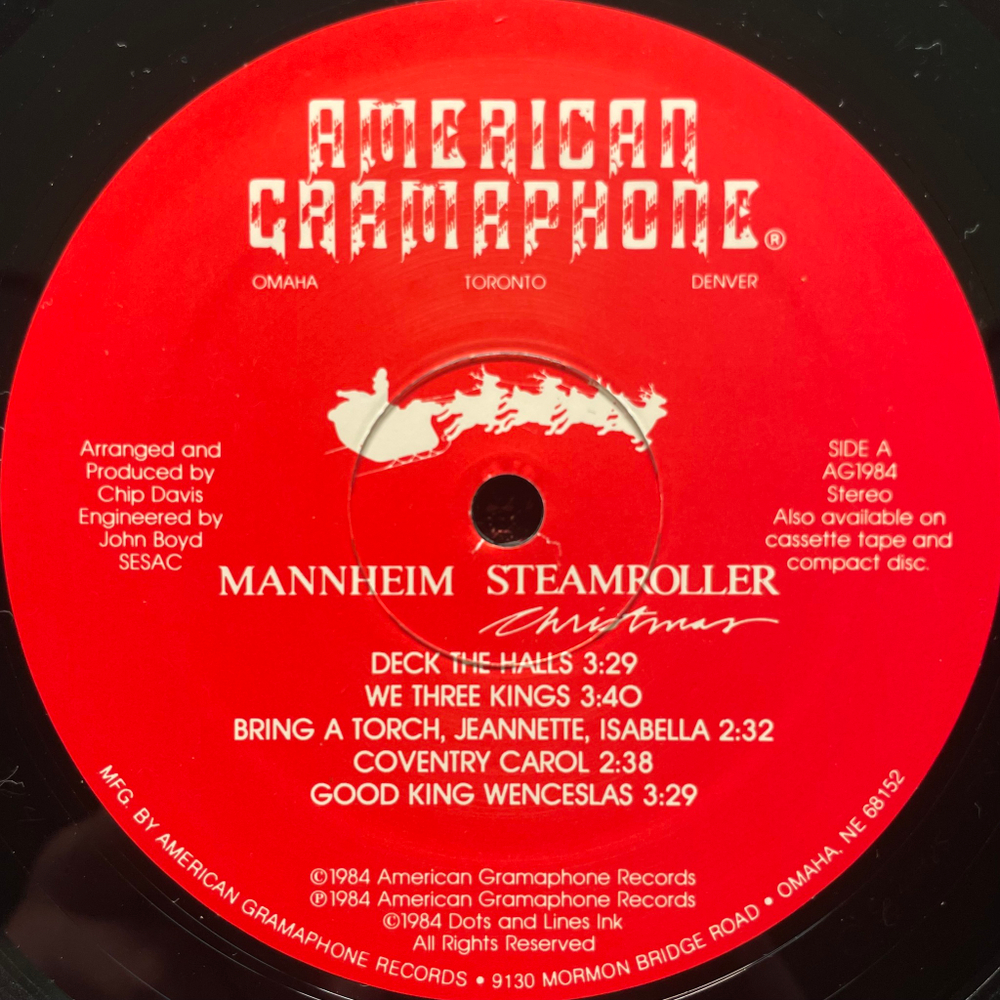 Mannheim Steamroller ‎– Christmas (США 1984г.)
