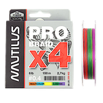 Шнур Nautilus Pro Brain X4 Multicolour 150м -