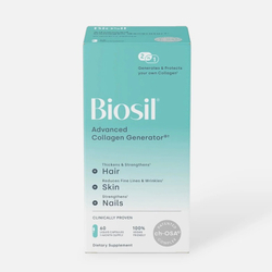 BIOSIL АКТИВАТОР КОЛЛАГЕНА ХОЛИН, КРЕМНИЙ В ЖИДКИХ КАПСУЛАХ Collagen Generator Liquid Capsules 60 Caps